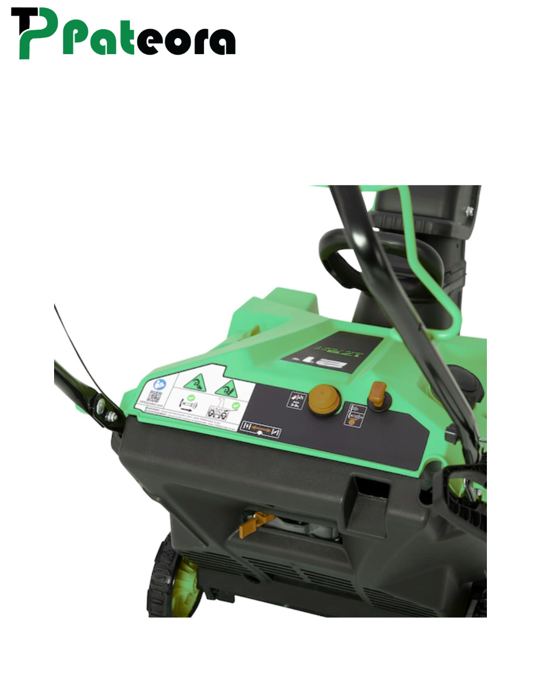 Pateora 21-Inch 179cc Single-Stage Auger-Propelled Snow Blower