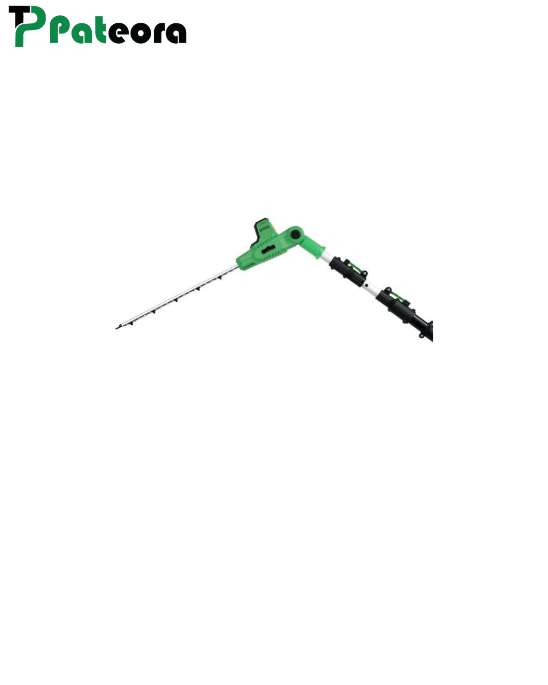 Pateora Yato 18V Cordless Telescopic Dual-Action Hedge Trimmer with 1x2.0Ah Battery
