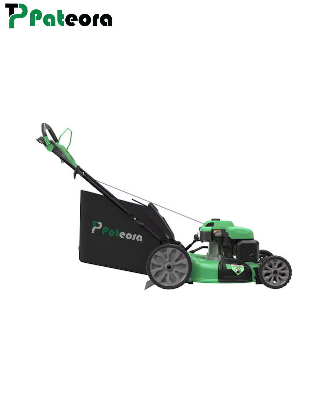 Pateora 21-Inch 196cc RWD Self-Propelled 3-in-1 Lawn Mower with PowerAdapt