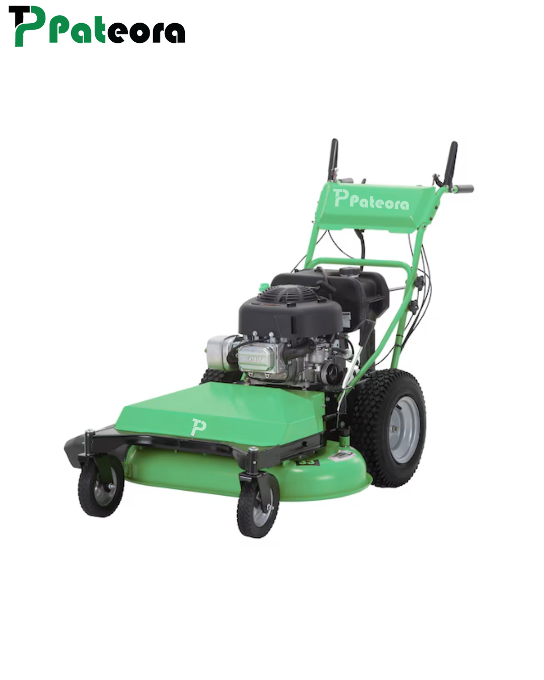 Pateora 33-Inch 344cc Gas Gear-Drive Wide-Area Walk-Behind Zero-Turn Mower